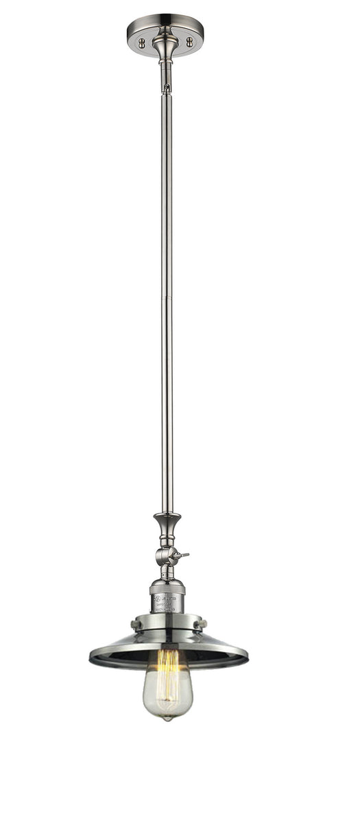 Innovations - 206-PN-M1 - One Light Mini Pendant - Franklin Restoration - Polished Nickel
