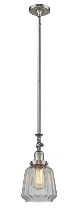 Innovations - 206-SN-G142 - One Light Mini Pendant - Franklin Restoration - Brushed Satin Nickel