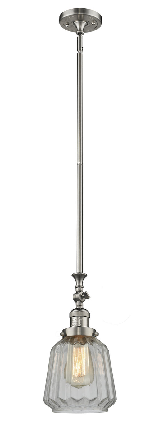 Innovations - 206-SN-G142 - One Light Mini Pendant - Franklin Restoration - Brushed Satin Nickel