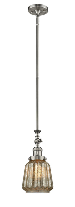 Innovations - 206-SN-G146 - One Light Mini Pendant - Franklin Restoration - Brushed Satin Nickel