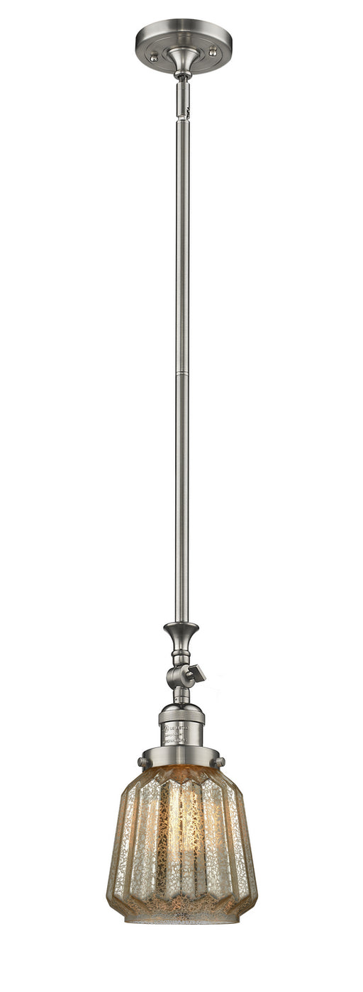 Innovations - 206-SN-G146 - One Light Mini Pendant - Franklin Restoration - Brushed Satin Nickel