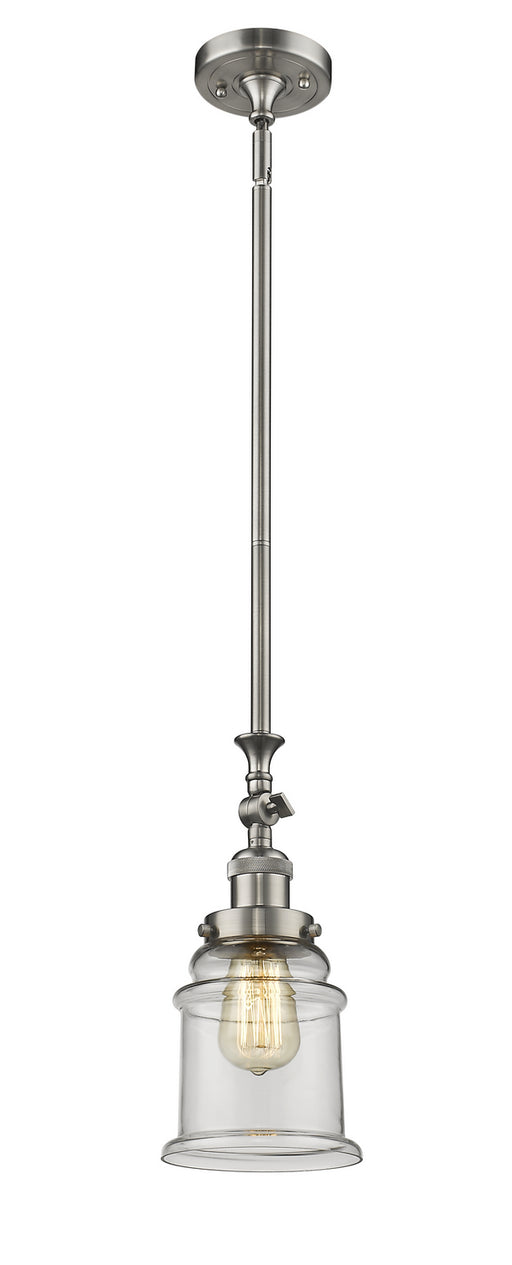 Innovations - 206-SN-G182 - One Light Mini Pendant - Franklin Restoration - Brushed Satin Nickel