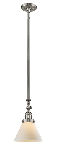 Franklin Restoration One Light Mini Pendant Brushed Satin Nickel