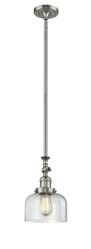 Franklin Restoration One Light Mini Pendant Brushed Satin Nickel