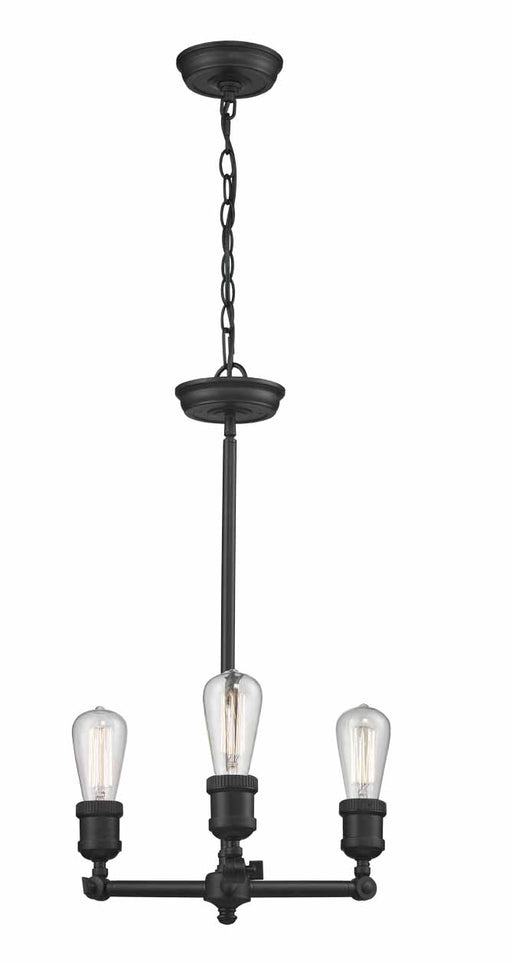 Innovations - 207-OB - Three Light Chandelier - Franklin Restoration - Oil Rubbed Bronze
