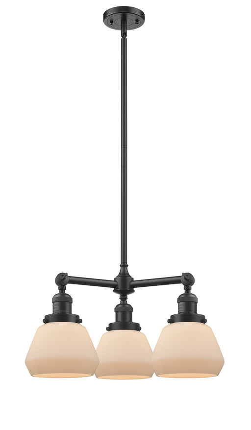 Innovations - 207-OB-G171 - Three Light Chandelier - Franklin Restoration - Oil Rubbed Bronze
