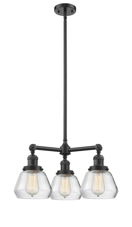 Innovations - 207-OB-G172 - Three Light Chandelier - Franklin Restoration - Oil Rubbed Bronze