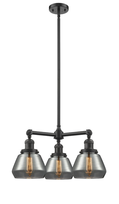Innovations - 207-OB-G173 - Three Light Chandelier - Franklin Restoration - Oil Rubbed Bronze
