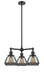 Innovations - 207-OB-G173 - Three Light Chandelier - Franklin Restoration - Oil Rubbed Bronze