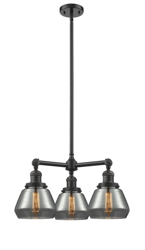 Innovations - 207-OB-G173 - Three Light Chandelier - Franklin Restoration - Oil Rubbed Bronze