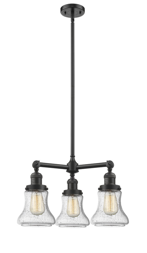 Innovations - 207-OB-G194 - Three Light Chandelier - Franklin Restoration - Oil Rubbed Bronze