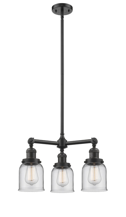Innovations - 207-OB-G52 - Three Light Chandelier - Franklin Restoration - Oil Rubbed Bronze