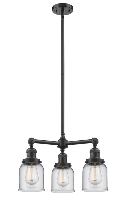 Innovations - 207-OB-G52 - Three Light Chandelier - Franklin Restoration - Oil Rubbed Bronze