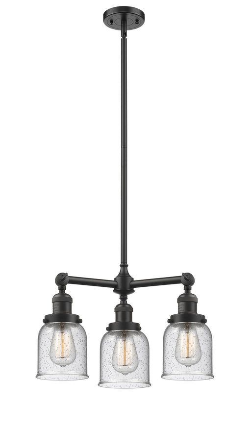 Innovations - 207-OB-G54 - Three Light Chandelier - Franklin Restoration - Oil Rubbed Bronze