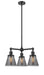 Innovations - 207-OB-G63 - Three Light Chandelier - Franklin Restoration - Oil Rubbed Bronze