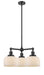 Innovations - 207-OB-G71 - Three Light Chandelier - Franklin Restoration - Oil Rubbed Bronze