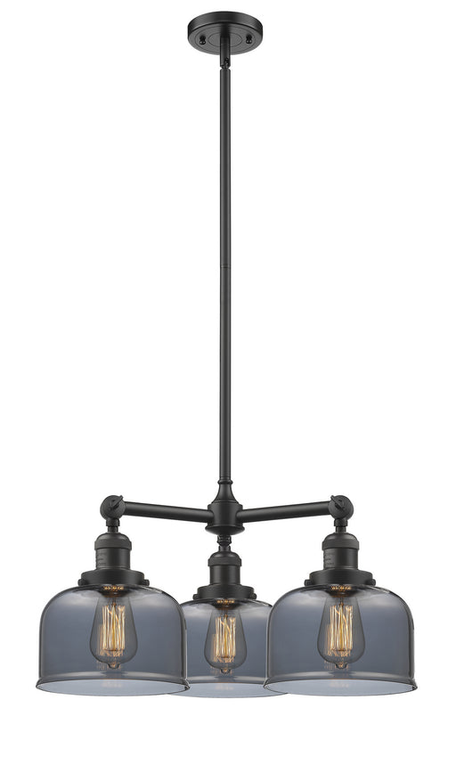 Innovations - 207-OB-G73 - Three Light Chandelier - Franklin Restoration - Oil Rubbed Bronze