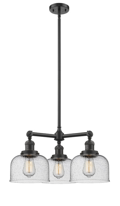 Innovations - 207-OB-G74 - Three Light Chandelier - Franklin Restoration - Oil Rubbed Bronze