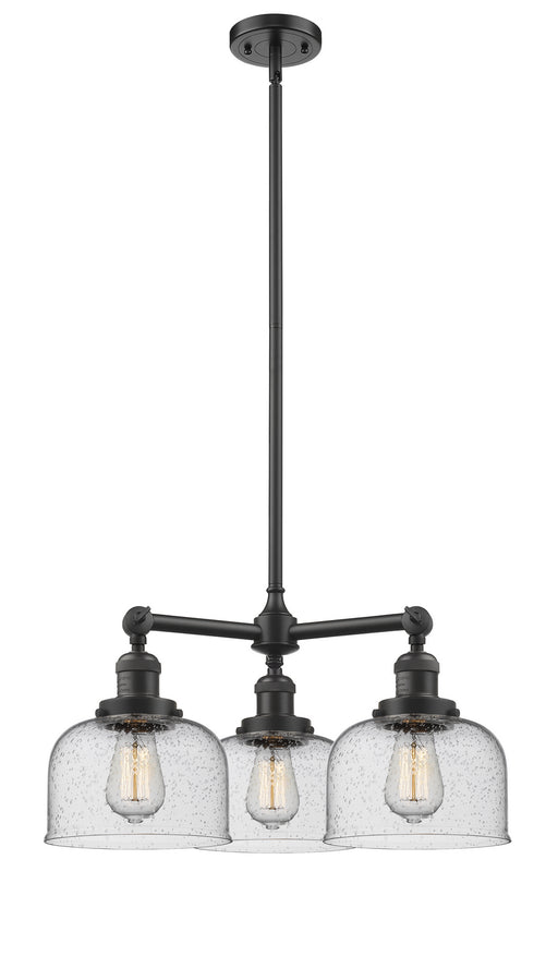 Innovations - 207-OB-G74 - Three Light Chandelier - Franklin Restoration - Oil Rubbed Bronze