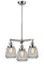 Innovations - 207-SN-G142 - Three Light Chandelier - Franklin Restoration - Brushed Satin Nickel