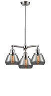 Innovations - 207-SN-G173 - Three Light Chandelier - Franklin Restoration - Brushed Satin Nickel
