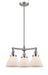 Innovations - 207-SN-G41 - Three Light Chandelier - Franklin Restoration - Brushed Satin Nickel