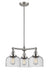Innovations - 207-SN-G74 - Three Light Chandelier - Franklin Restoration - Brushed Satin Nickel