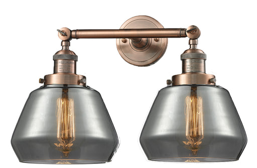 Innovations - 208-AC-G173 - Two Light Bath Vanity - Franklin Restoration - Antique Copper