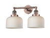 Innovations - 208-AC-G71 - Two Light Bath Vanity - Franklin Restoration - Antique Copper