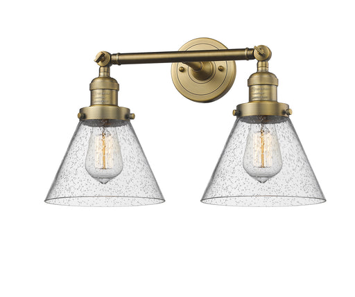 Innovations - 208-BB-G44 - Two Light Bath Vanity - Franklin Restoration - Brushed Brass