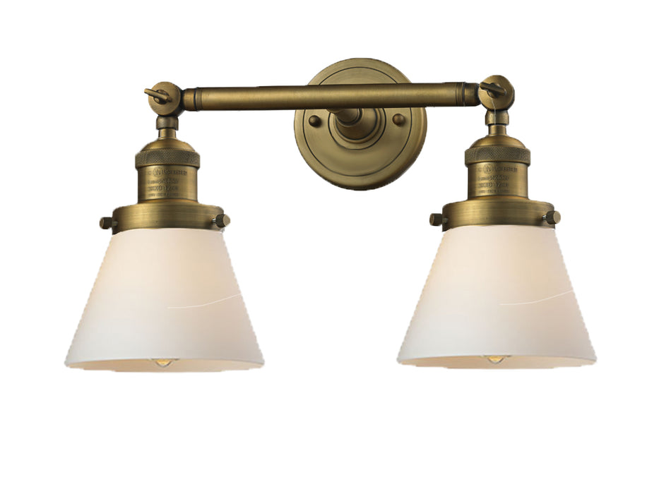 Innovations - 208-BB-G61 - Two Light Bath Vanity - Franklin Restoration - Brushed Brass