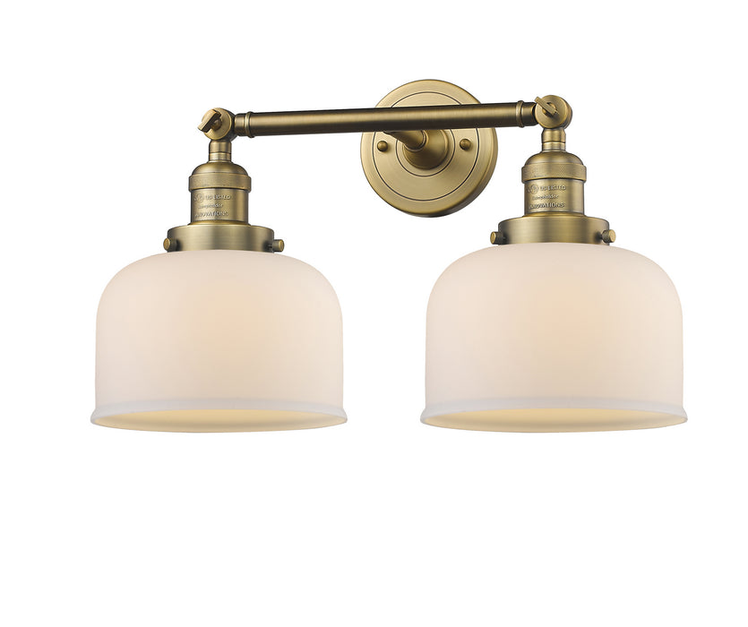 Innovations - 208-BB-G71 - Two Light Bath Vanity - Franklin Restoration - Brushed Brass