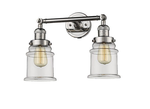 Franklin Restoration Two Light Bath Vanity Polished Nickel