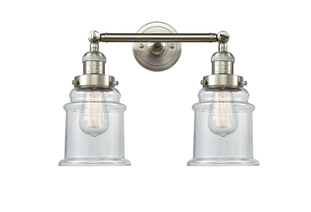 Innovations - 208-SN-G182 - Two Light Bath Vanity - Franklin Restoration - Brushed Satin Nickel