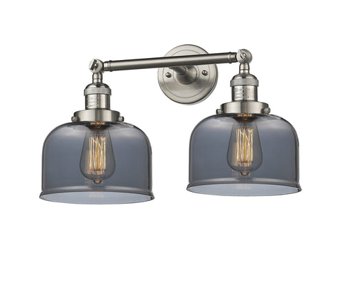 Franklin Restoration Two Light Bath Vanity Brushed Satin Nickel