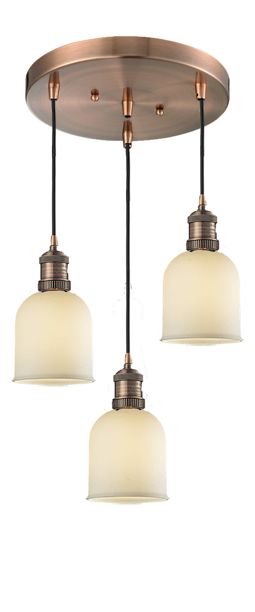 Innovations - 211/3-AC-G51 - Three Light Pendant - Franklin Restoration - Antique Copper