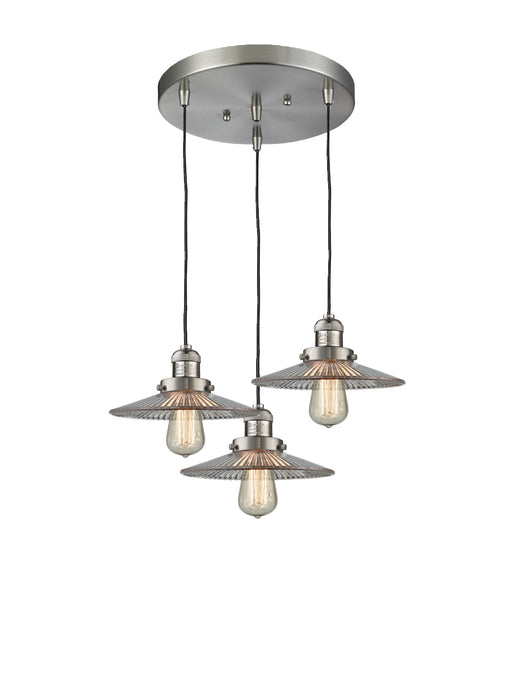 Innovations - 211/3-SN-G2 - Three Light Pendant - Franklin Restoration - Brushed Satin Nickel