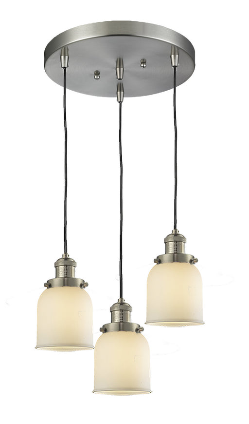 Innovations - 211/3-SN-G51 - Three Light Pendant - Franklin Restoration - Brushed Satin Nickel