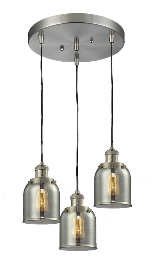 Innovations - 211/3-SN-G53 - Three Light Pendant - Franklin Restoration - Brushed Satin Nickel