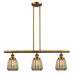 Innovations - 213-BB-G146 - Three Light Island Pendant - Franklin Restoration - Brushed Brass
