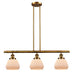 Innovations - 213-BB-G171 - Three Light Island Pendant - Franklin Restoration - Brushed Brass
