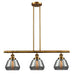 Innovations - 213-BB-G173 - Three Light Island Pendant - Franklin Restoration - Brushed Brass