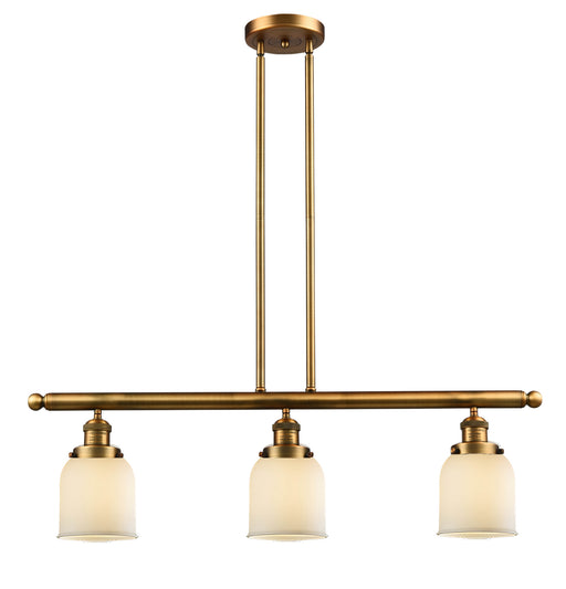 Innovations - 213-BB-G51 - Three Light Island Pendant - Franklin Restoration - Brushed Brass