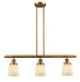 Innovations - 213-BB-G51 - Three Light Island Pendant - Franklin Restoration - Brushed Brass