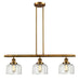 Innovations - 213-BB-G72 - Three Light Island Pendant - Franklin Restoration - Brushed Brass
