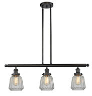 Innovations - 213-OB-G142 - Three Light Island Pendant - Franklin Restoration - Oil Rubbed Bronze