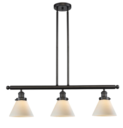 Franklin Restoration Three Light Island Pendant Oil Rubbed Bronze