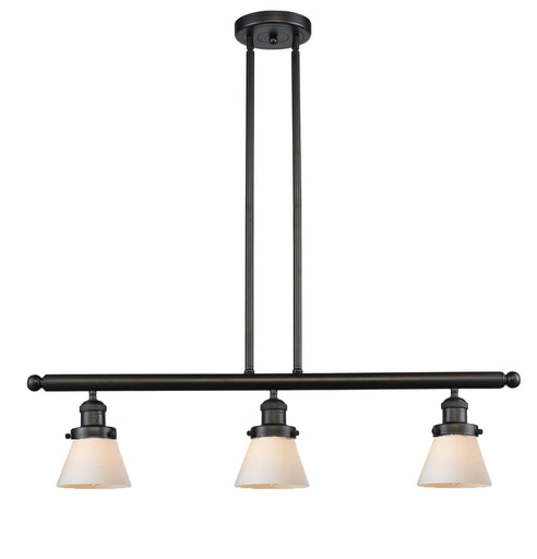 Franklin Restoration Three Light Island Pendant Oil Rubbed Bronze