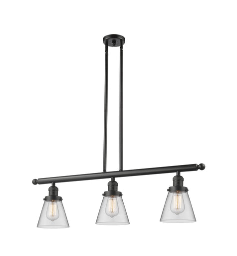 Franklin Restoration Three Light Island Pendant Oil Rubbed Bronze