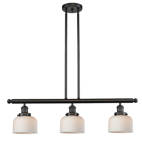 Franklin Restoration Three Light Island Pendant Oil Rubbed Bronze